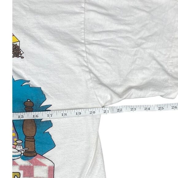 Tuff Tee Vintage Men's Get More Fiber In Your Diet Print T-Shirt Size XL White - Picture 5 of 6